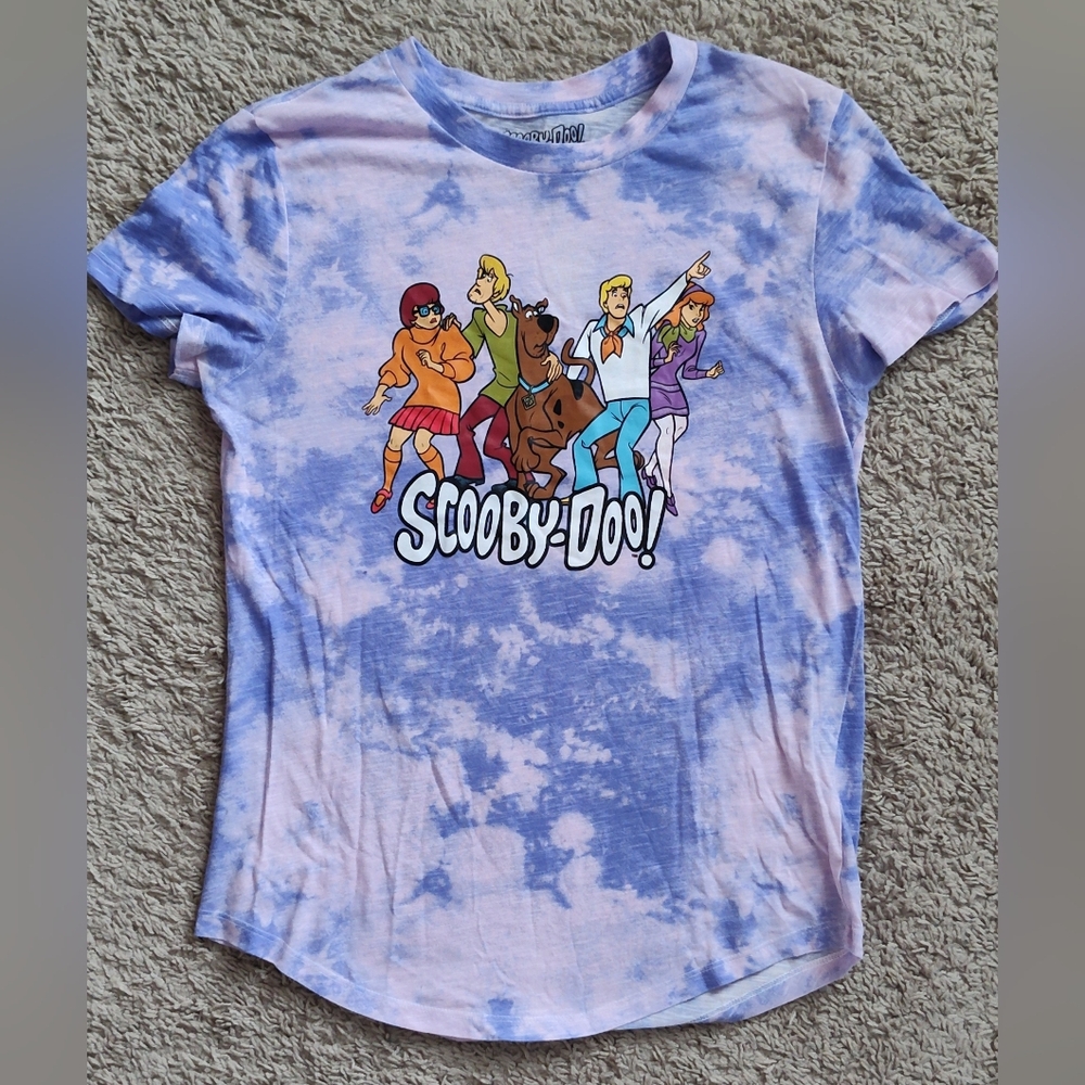 Scooby-Doo Pink/purple Tie-Dye T-Shirt Jr. Med